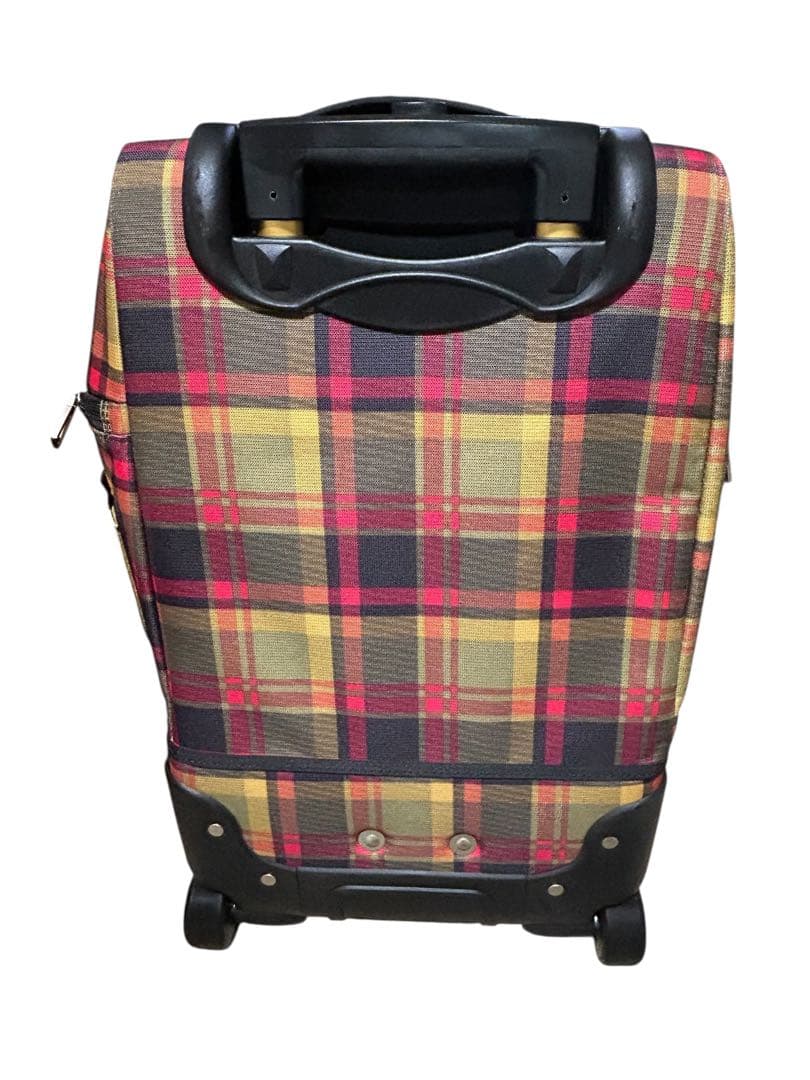 BURTON バートン キャリーバッグ チェック柄 マルチカラー 静音 デザイン