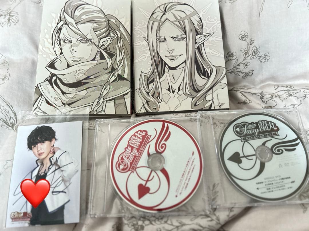 【まとめ売り】Fairy蘭丸グッズDVD 田邊幸輔サイン入りブロマイド付き新品