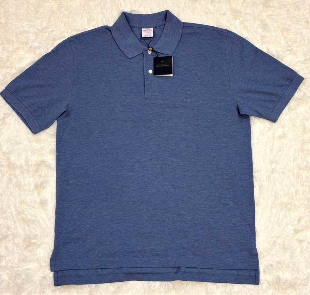 【新品】ブルックスブラザーズ　オリジナルフィット　Mサイズ ブルー　同色ロゴ