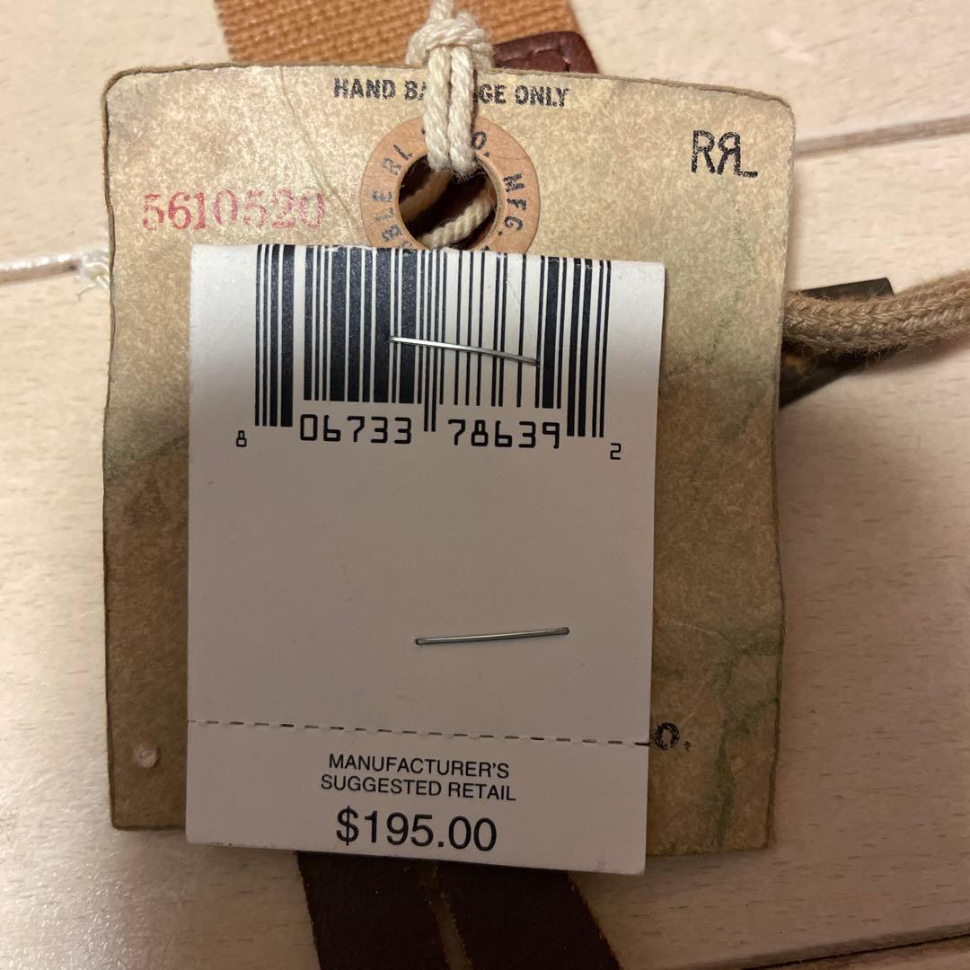 DOUBLE RL ベージュ サスペンダー