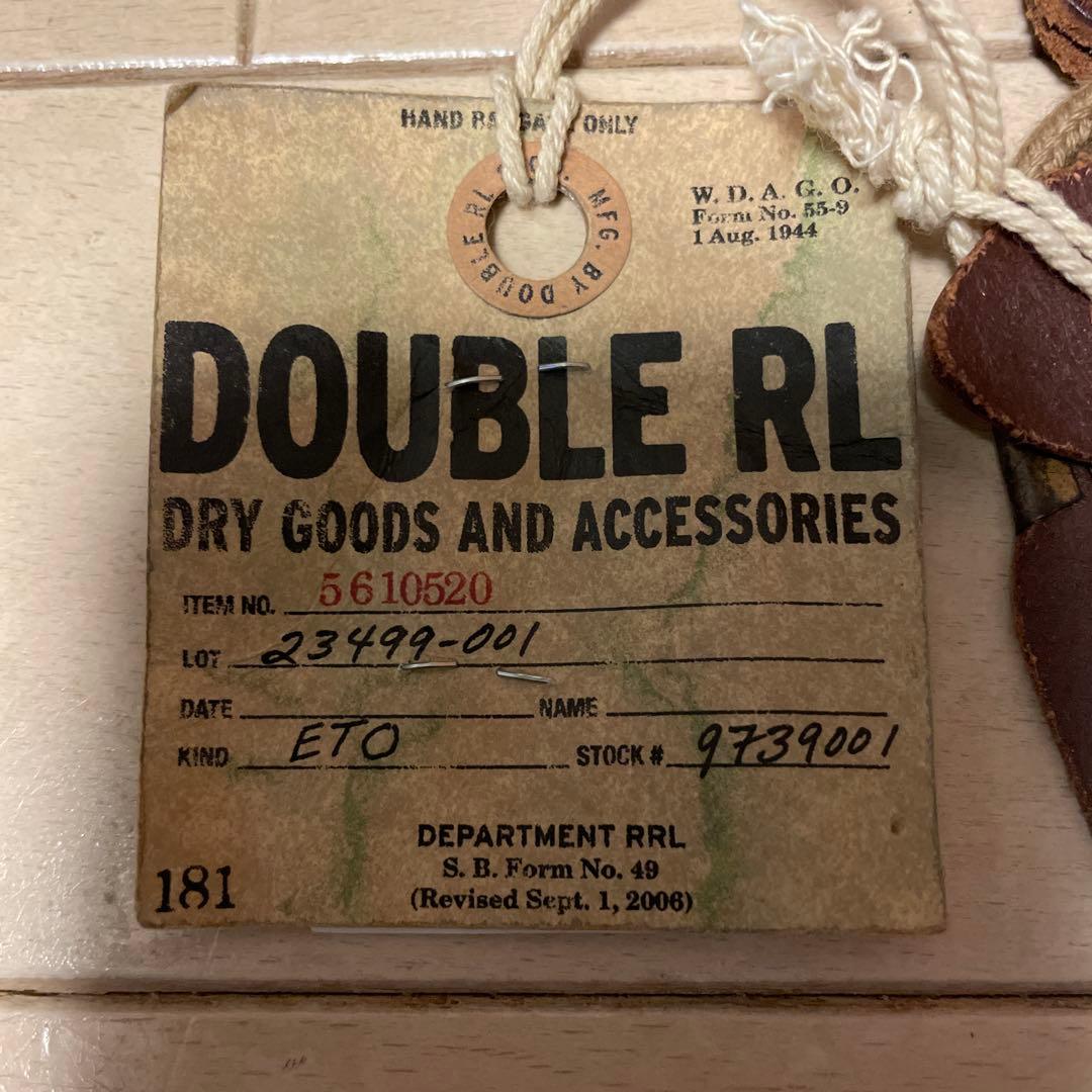 DOUBLE RL ベージュ サスペンダー