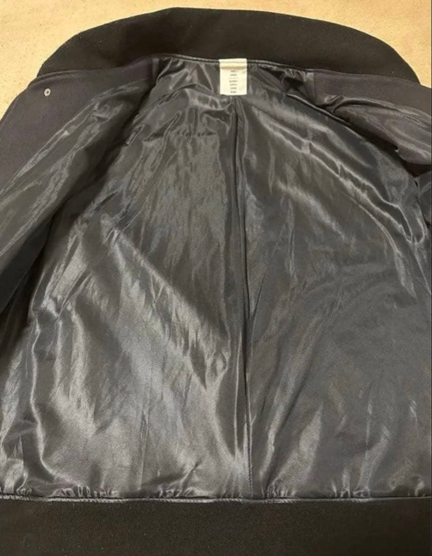 shama スタジャン　黒　レザーブルゾン　レザージャケット　L シャマ