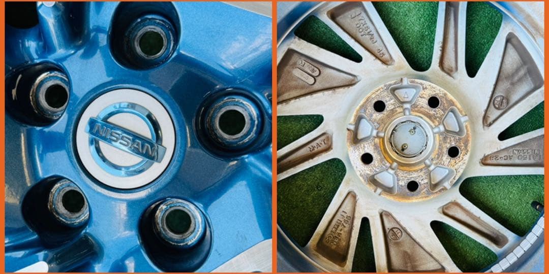 250902-03 アルミホイール 日産リーフ純正17inch 4本セット