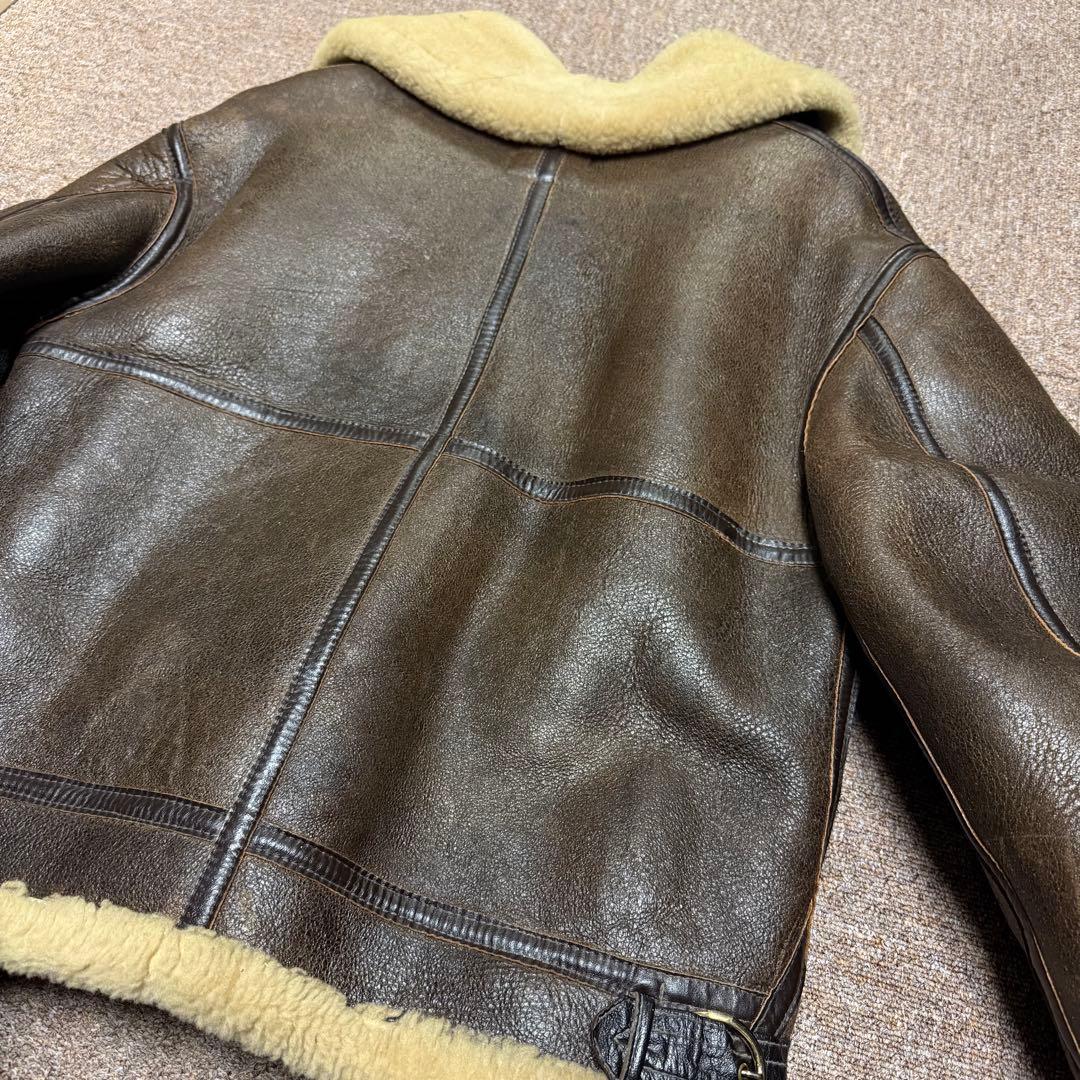 AVIREX レザー フライトジャケット B3 ボア付き