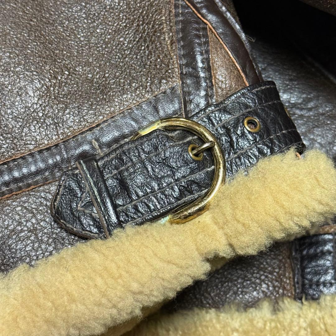 AVIREX レザー フライトジャケット B3 ボア付き