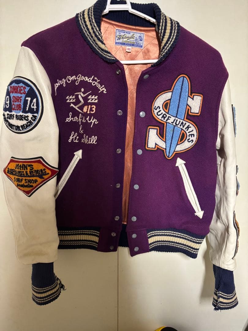 whitesville スタジャン 値下げ交渉可能