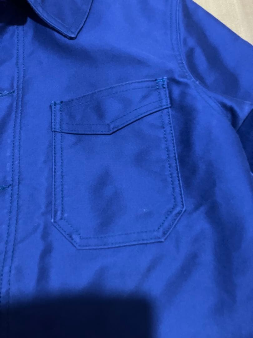 ルトラヴァイユールガリス　モールスキンジャケット　ナス紺　サイズ2