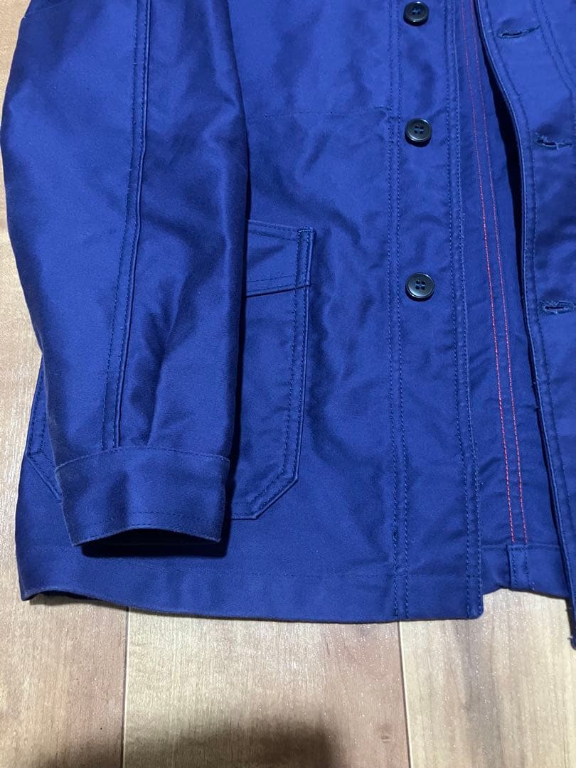 ルトラヴァイユールガリス　モールスキンジャケット　ナス紺　サイズ2