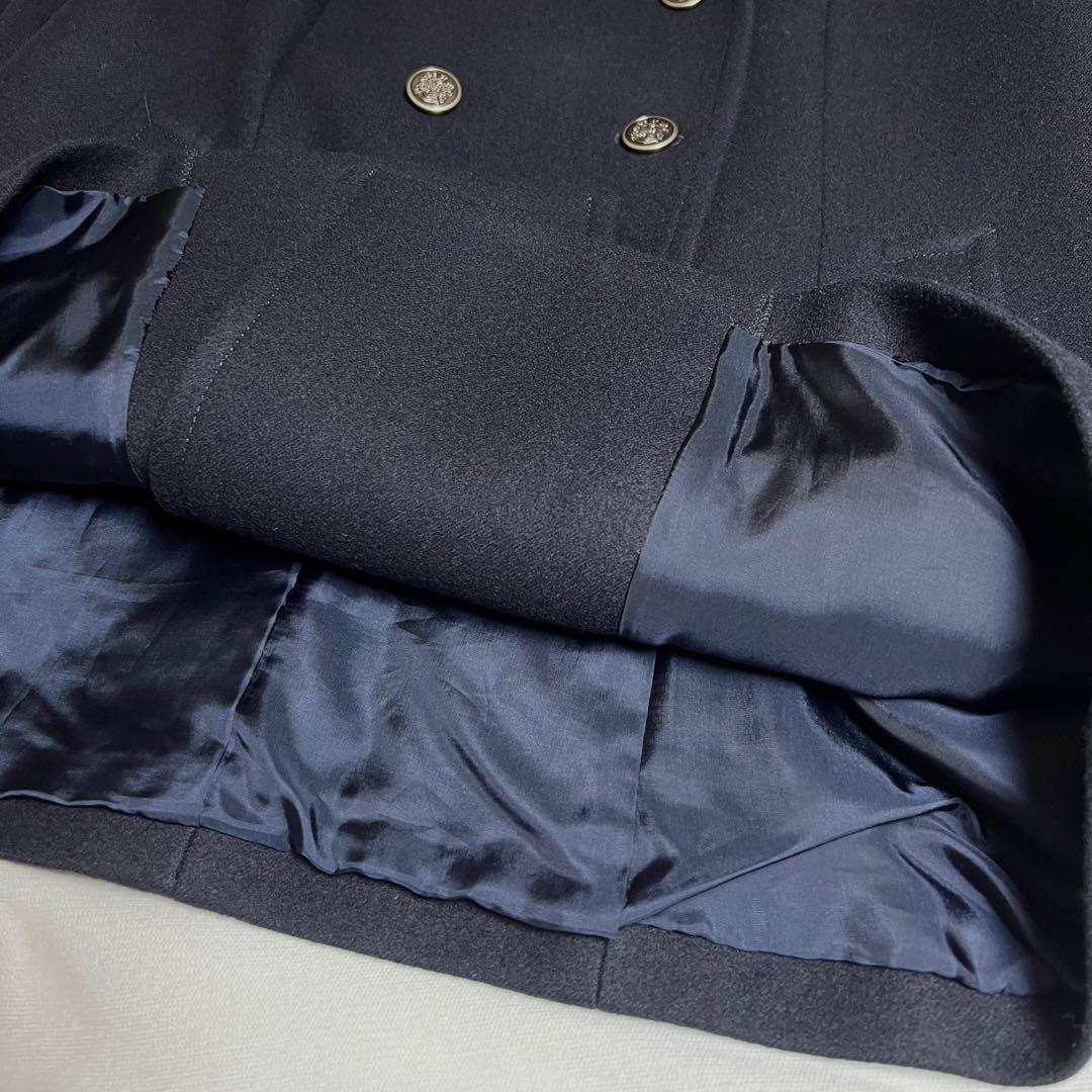 DAMA collection ウール100%コート XL（13AR）ネイビー