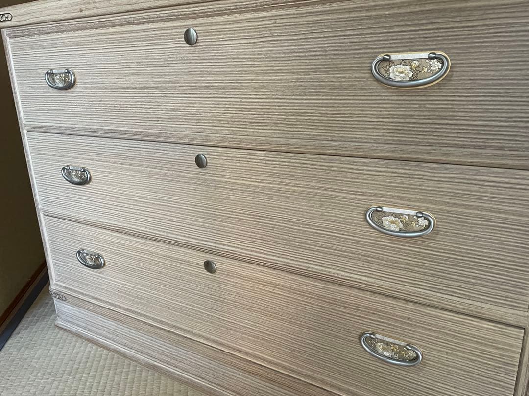 桐箪笥 たんす タンス チェスト 3段 着物 衣類