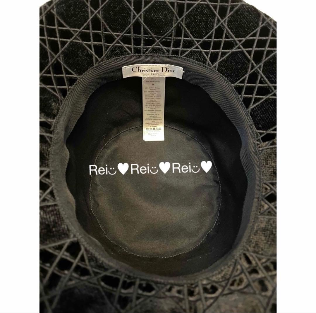 DIOR ハット バケハ ブラック 58