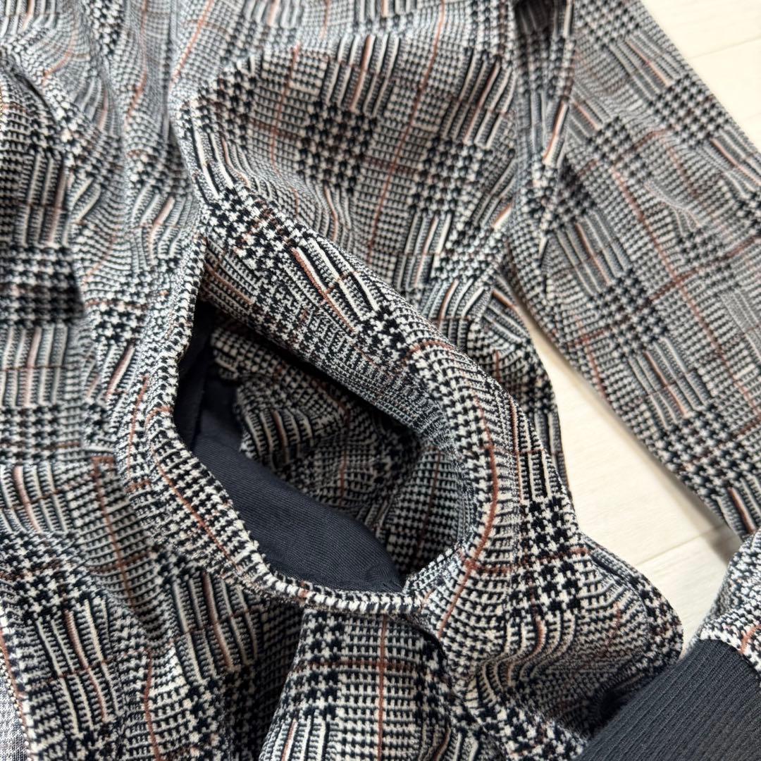 極美品 フレッドペリー ベロア 月桂樹 グレンチェック 千鳥 トラックジャケット