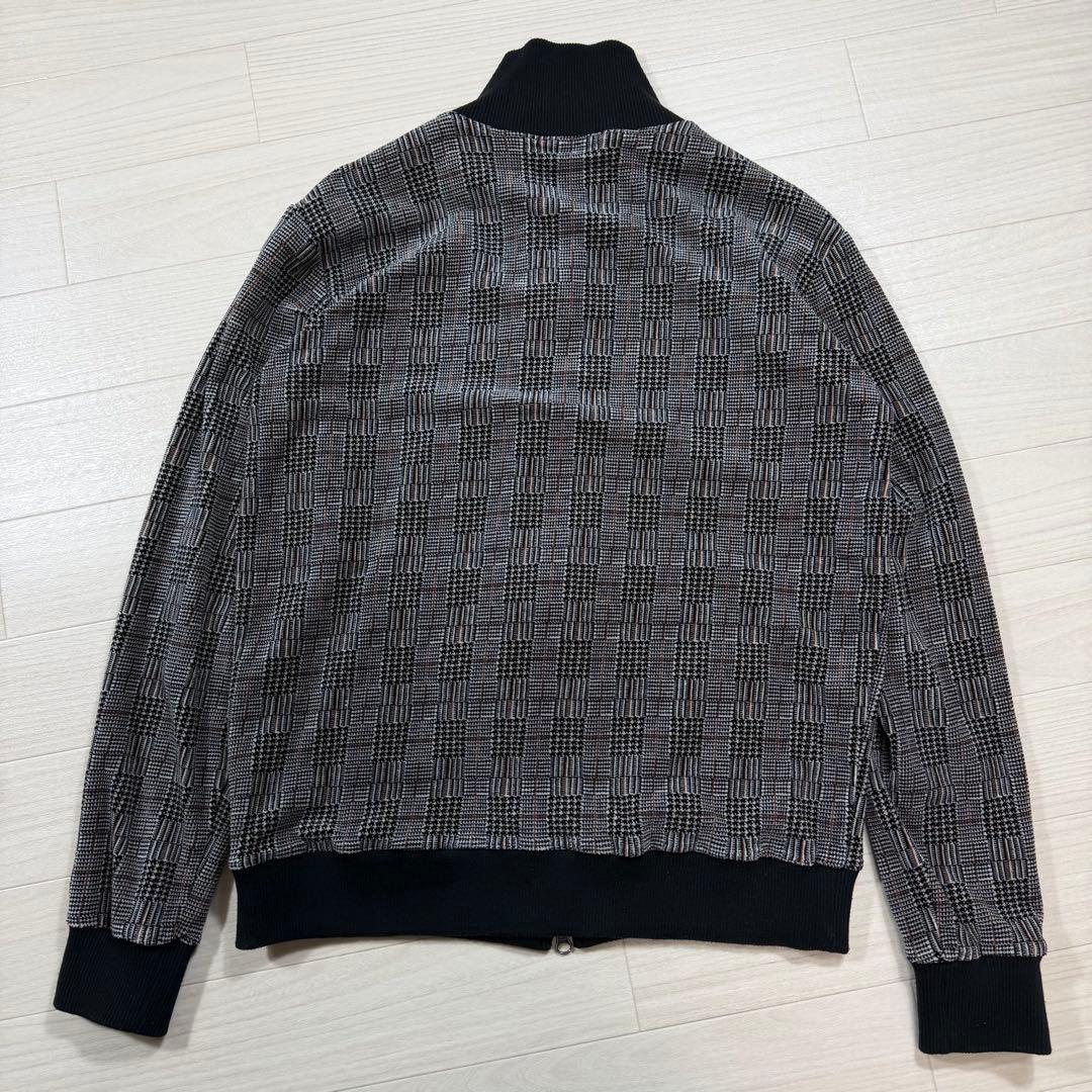 極美品 フレッドペリー ベロア 月桂樹 グレンチェック 千鳥 トラックジャケット