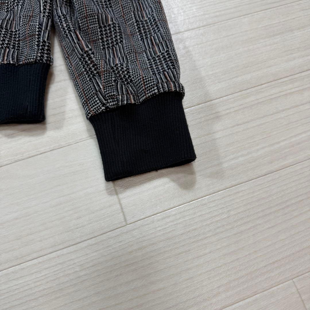 極美品 フレッドペリー ベロア 月桂樹 グレンチェック 千鳥 トラックジャケット