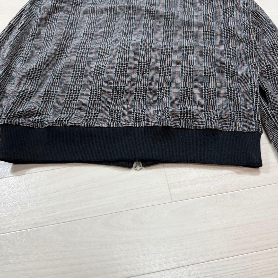 極美品 フレッドペリー ベロア 月桂樹 グレンチェック 千鳥 トラックジャケット