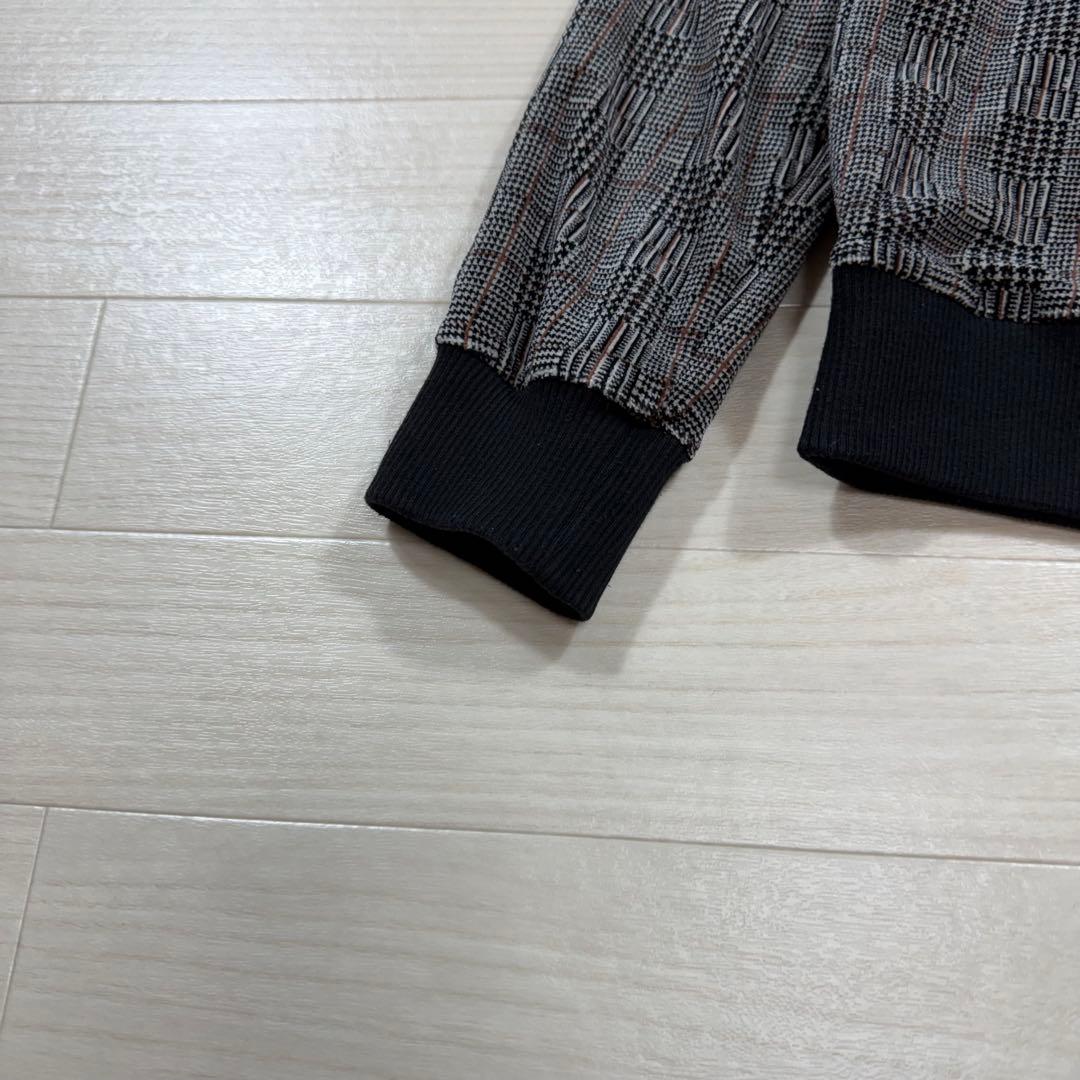 極美品 フレッドペリー ベロア 月桂樹 グレンチェック 千鳥 トラックジャケット