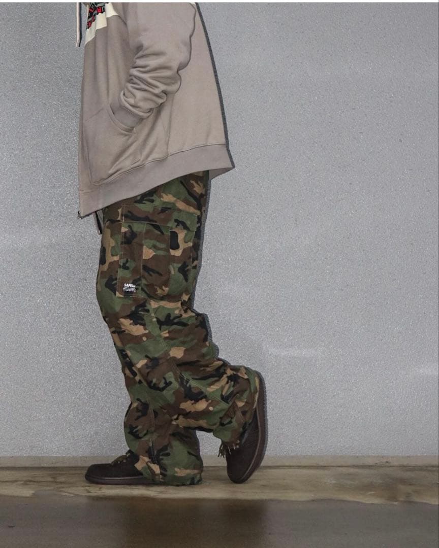 ご*ら様 SAPEur カモフラ カーゴパンツ 迷彩 サプール XL