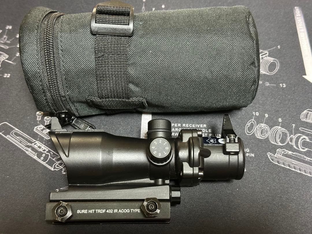SURE HIT TRDF432 IR ACOG TYPE4×32収納ケース付き