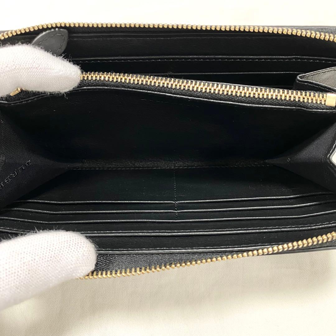 未使用品✨バーバリー 長財布 ラウンドファスナー ノバチェック レザー ブラック