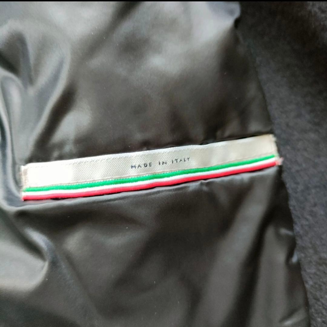 HERNO ヘルノ ファー アンゴラ シルク 2way ダウンコート 切替 42