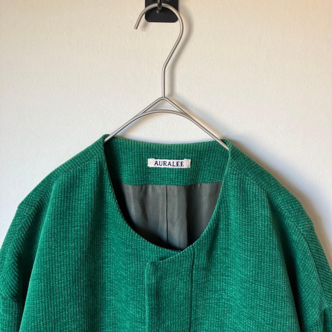 AURALEE WOOL COTTON MOLE BLOUSON オーラリー