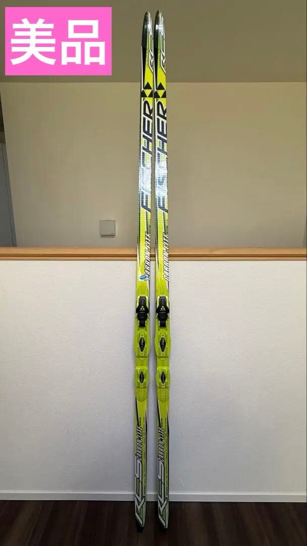 美品 フィッシャー RCS カーボンライト 187cm スケーティングプラス