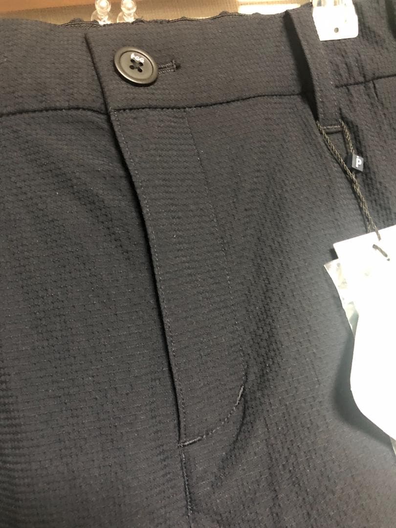 未使用 PGG ロングパンツ 1 M ネイビー 紺 ストレッチ 春夏 レディース