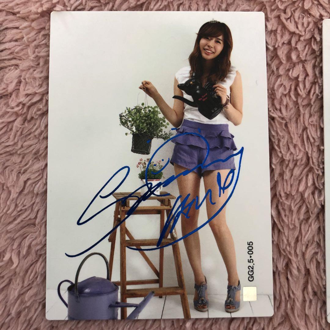 少女時代★サインカード★GG2.5❤︎001〜009★激レア★9枚セット