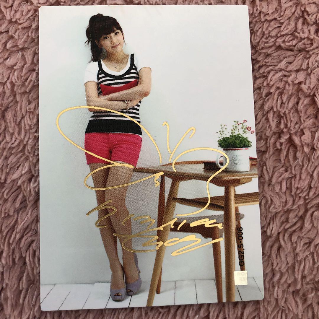 少女時代★サインカード★GG2.5❤︎001〜009★激レア★9枚セット