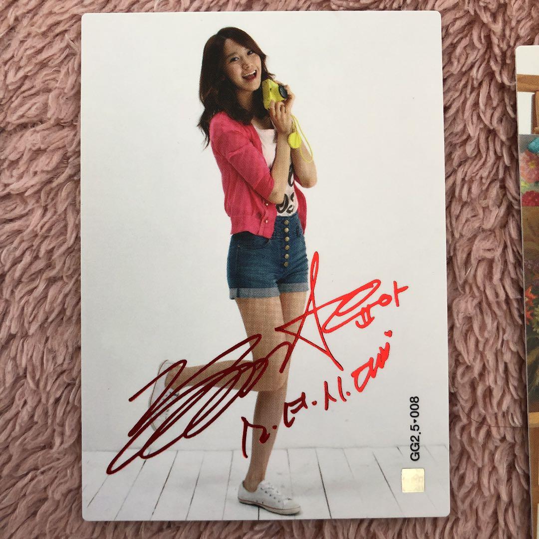 少女時代★サインカード★GG2.5❤︎001〜009★激レア★9枚セット