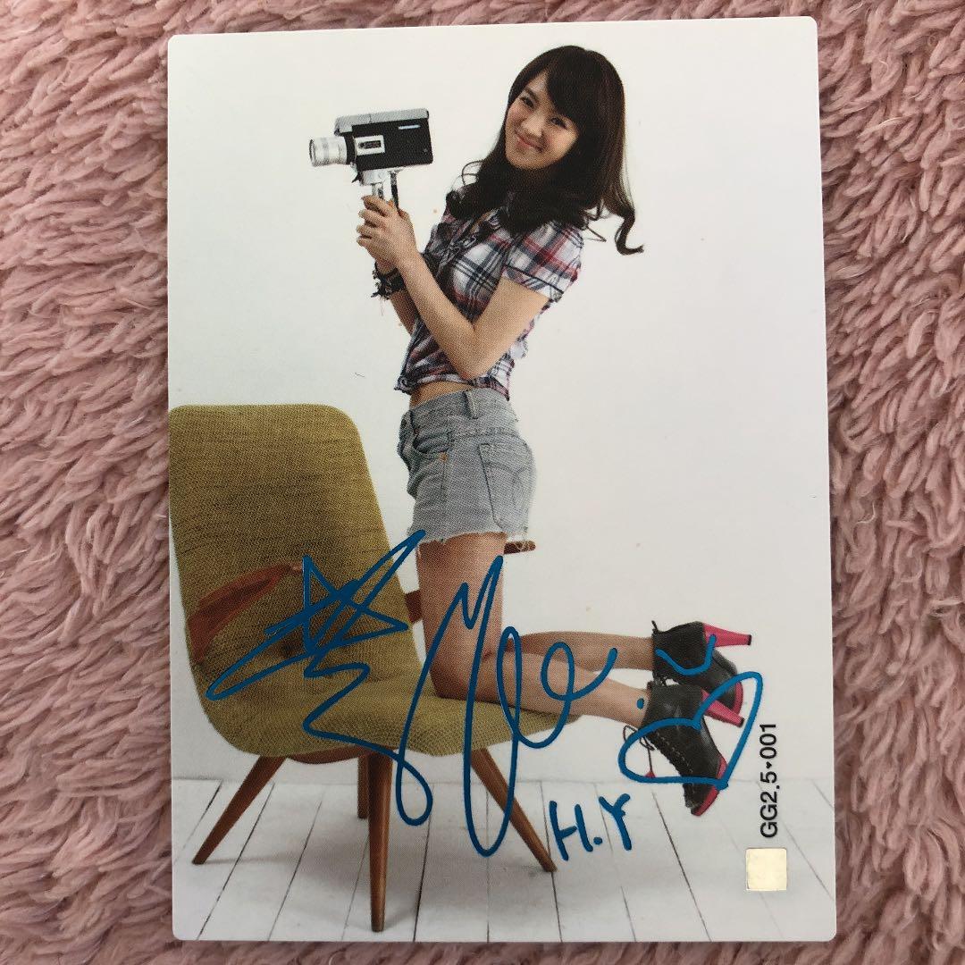 少女時代★サインカード★GG2.5❤︎001〜009★激レア★9枚セット