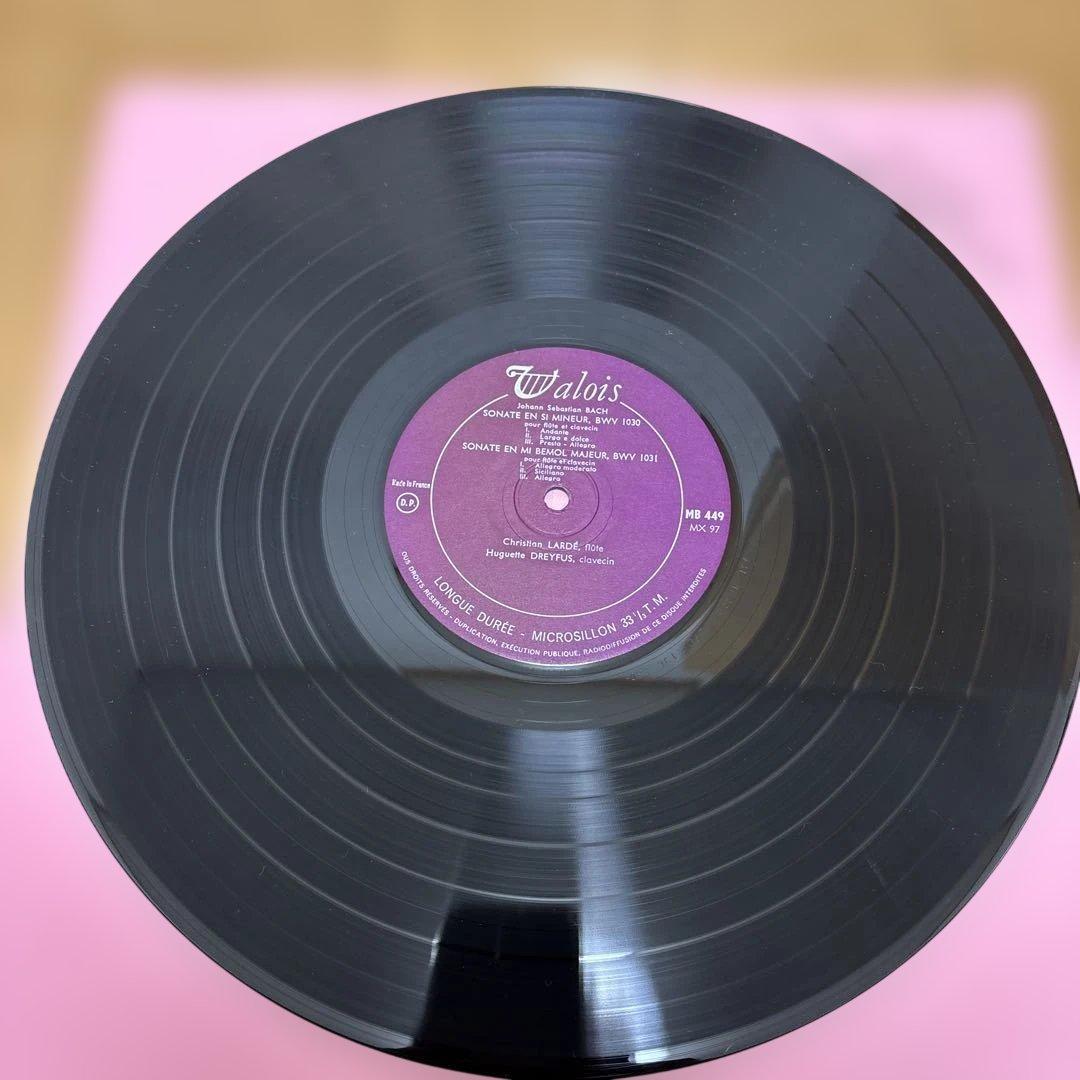 仏Walois原盤MB449 初回MONO MX97/98 バッハ