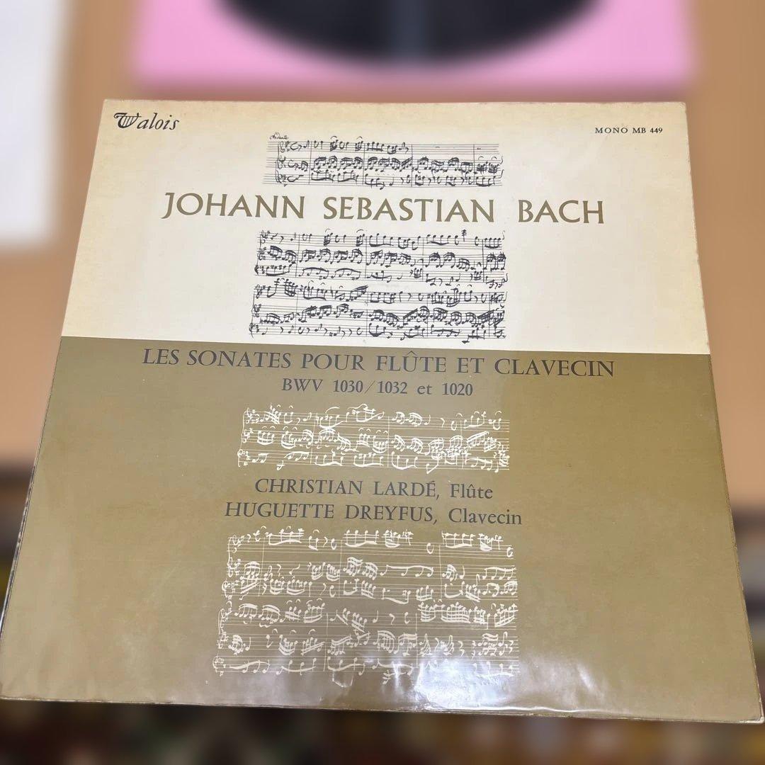 仏Walois原盤MB449 初回MONO MX97/98 バッハ
