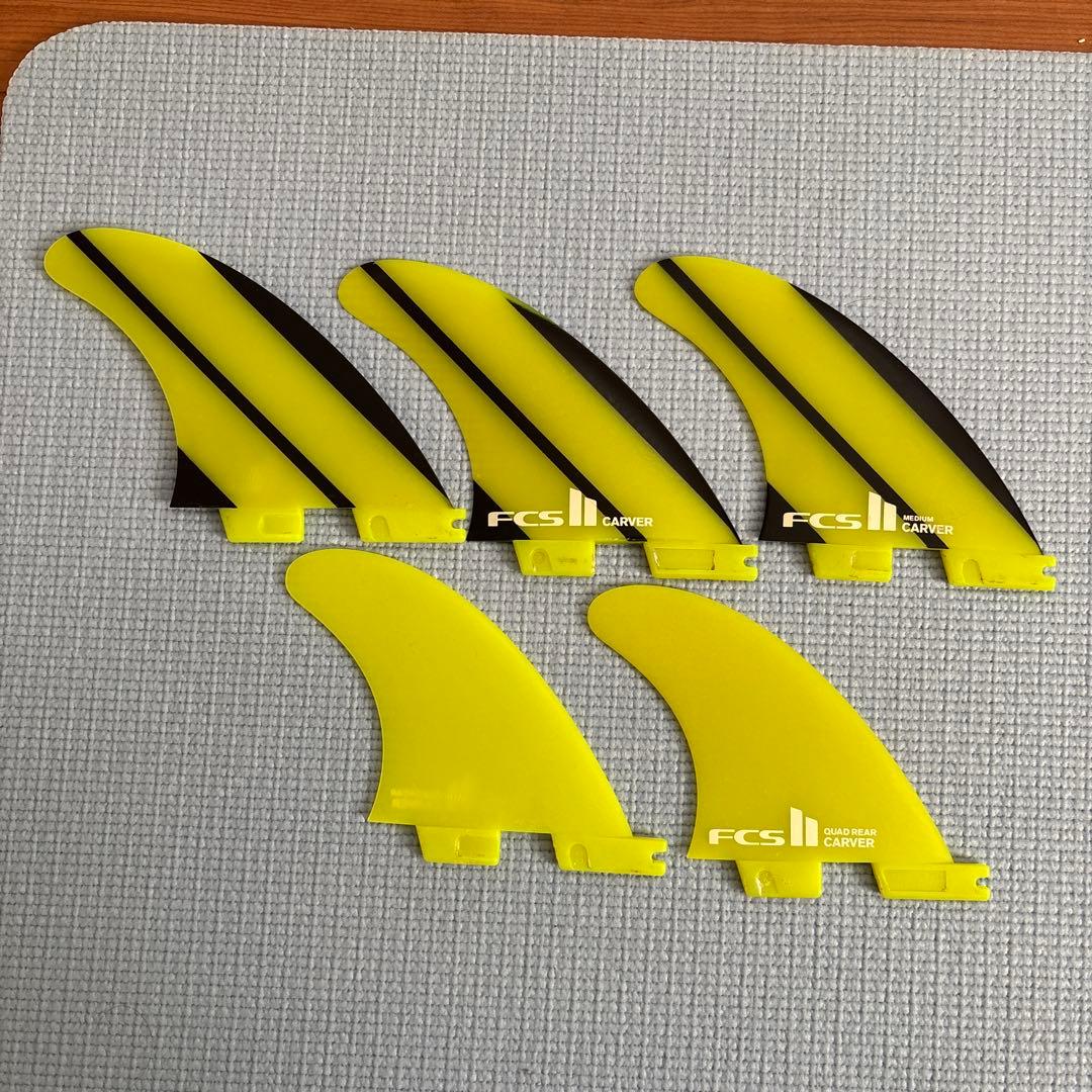 【美品】FCS2 CARVER Mサイズ+クアッド用CARVER