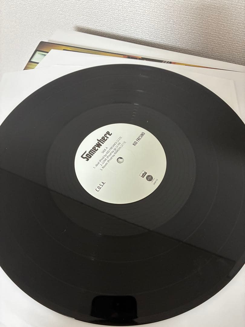 C.O.S.A. × KID FRESINO Somewhere レコード