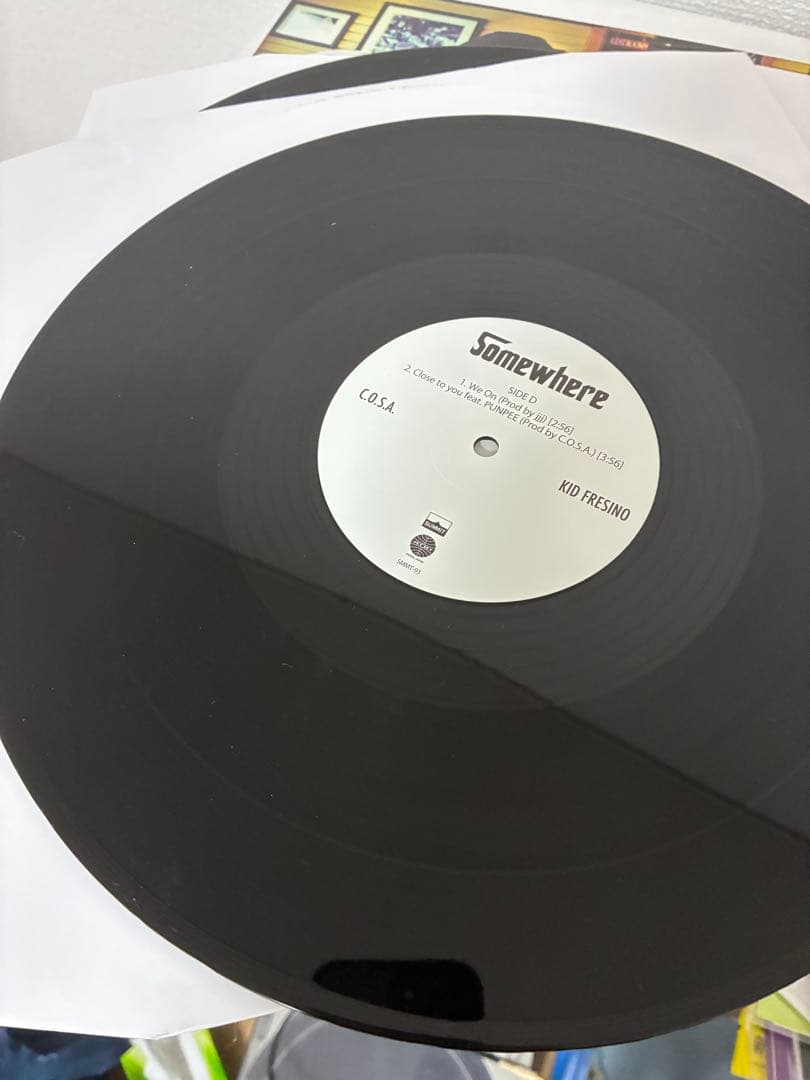 C.O.S.A. × KID FRESINO Somewhere レコード