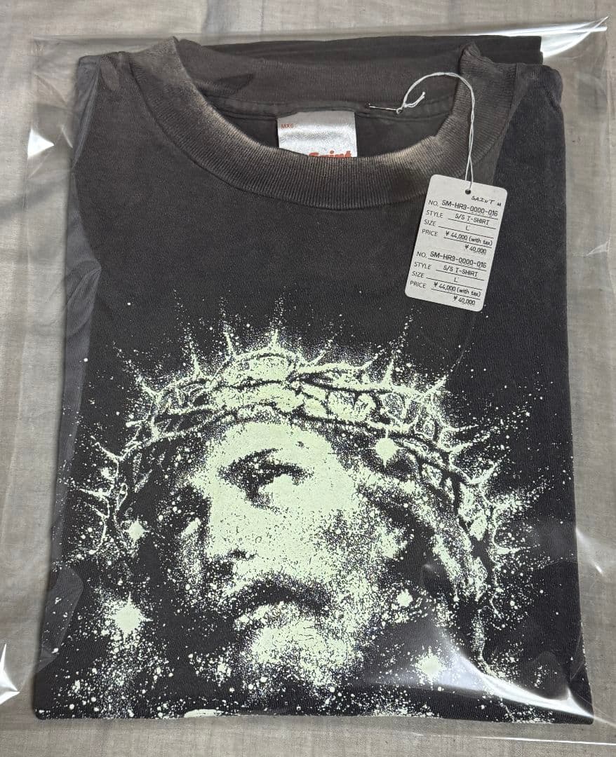 新品未使用 Lサイズ SAINT MICHAEL Tシャツ JESUS