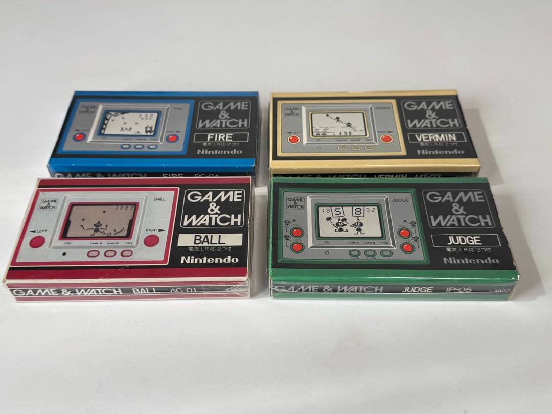 ゲーム&ウォッチ 4種セット