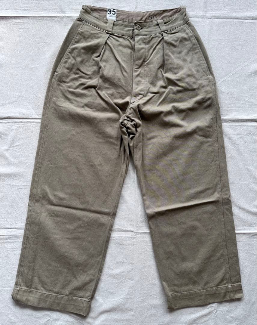 フランス軍 M52 チノパンツ 希少サイズ 実物 ヴィンテージ