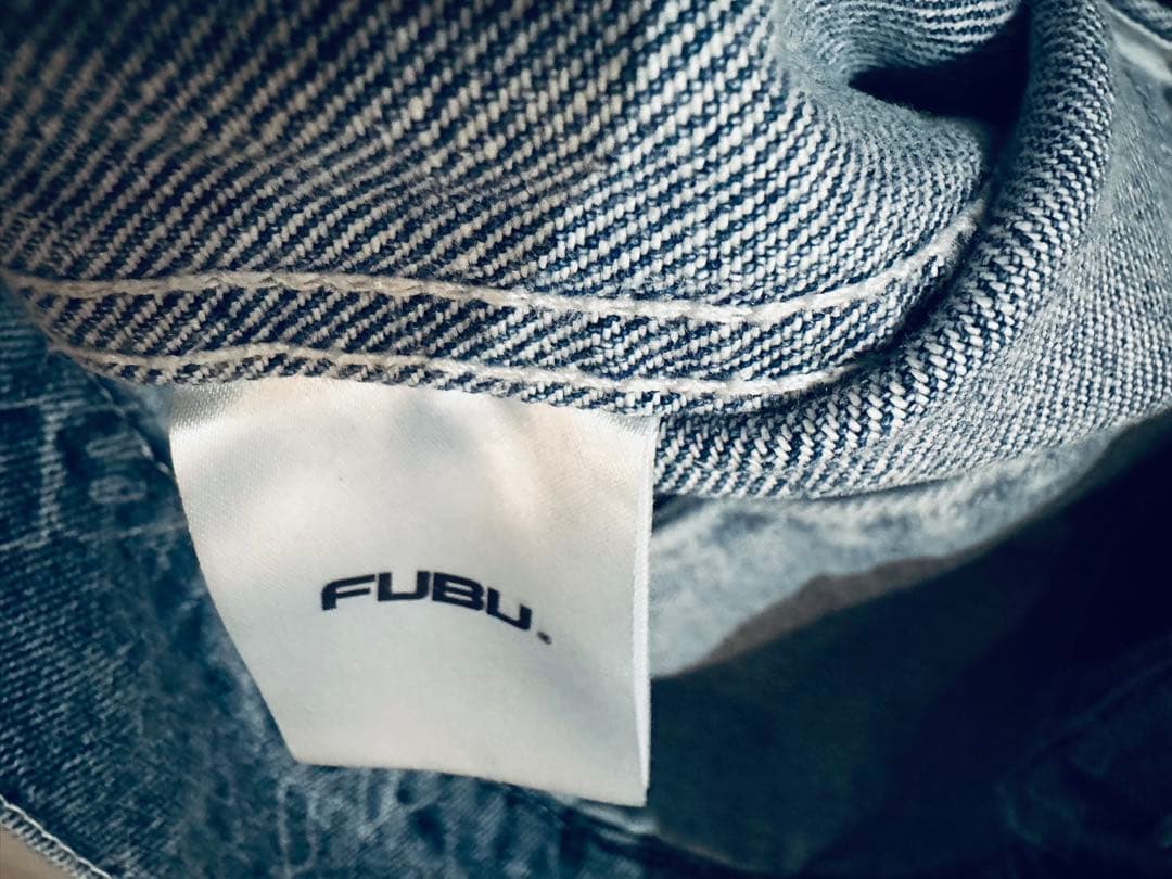 FUBUロゴ総柄デニムジャケット XL PATTERN DENIM JACKET