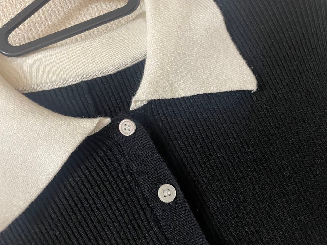 【本日限定値下げ】襟付きニットワンピース