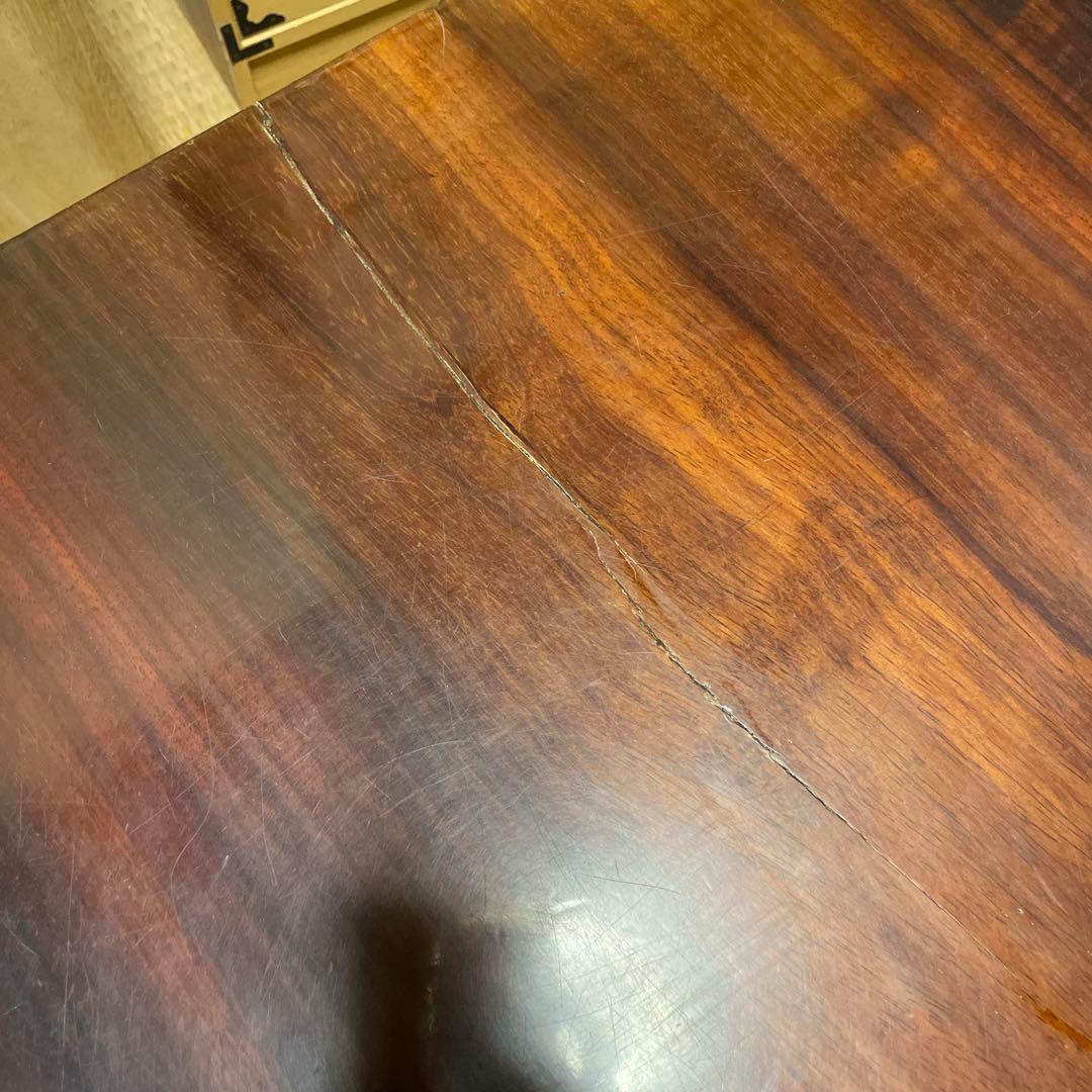 値下げ花梨【かりん】一枚板ローテーブル