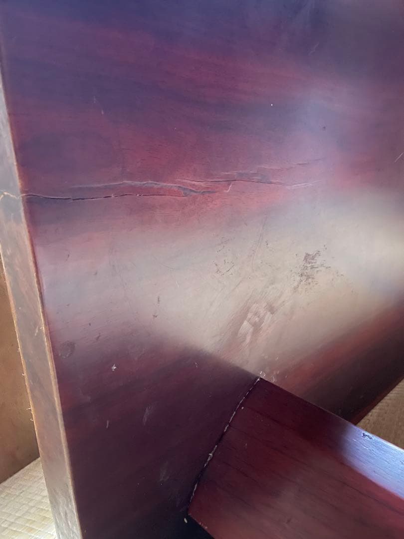 値下げ花梨【かりん】一枚板ローテーブル