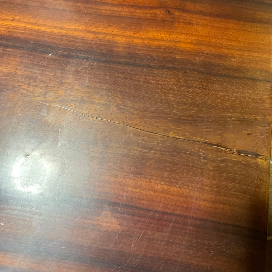 値下げ花梨【かりん】一枚板ローテーブル