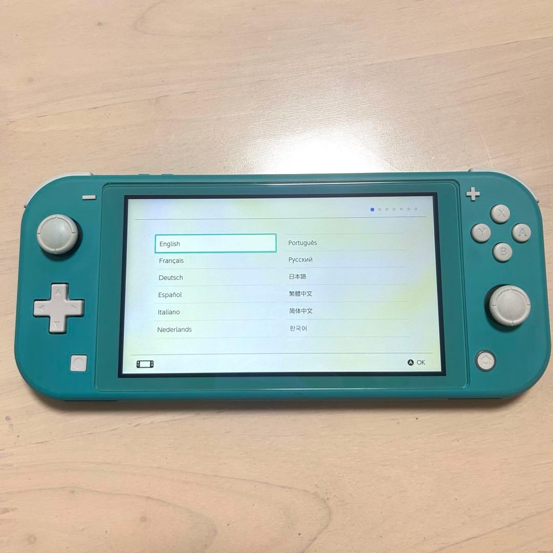 Nintendo Switch Lite ターコイズ 本体 充電器/ケース付き