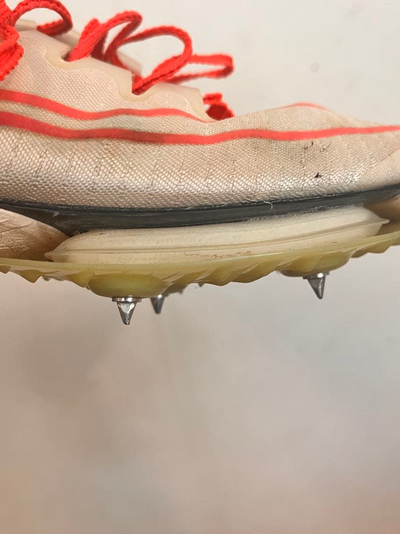 Nike スパイク・シューズ ホワイト/レッド