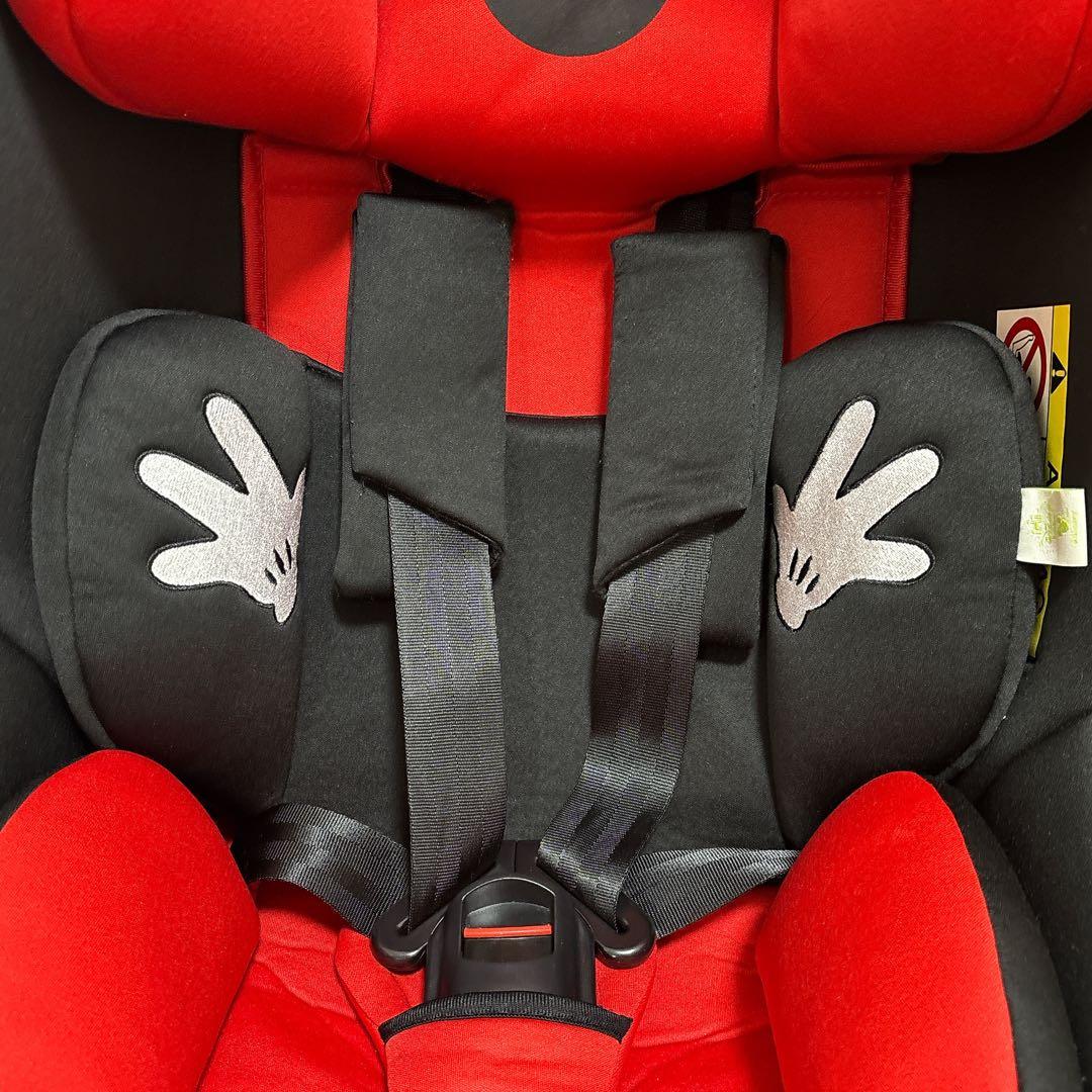 極美品　ターンシート ミッキーマウス チャイルドシート ISOFIX 西松屋限定