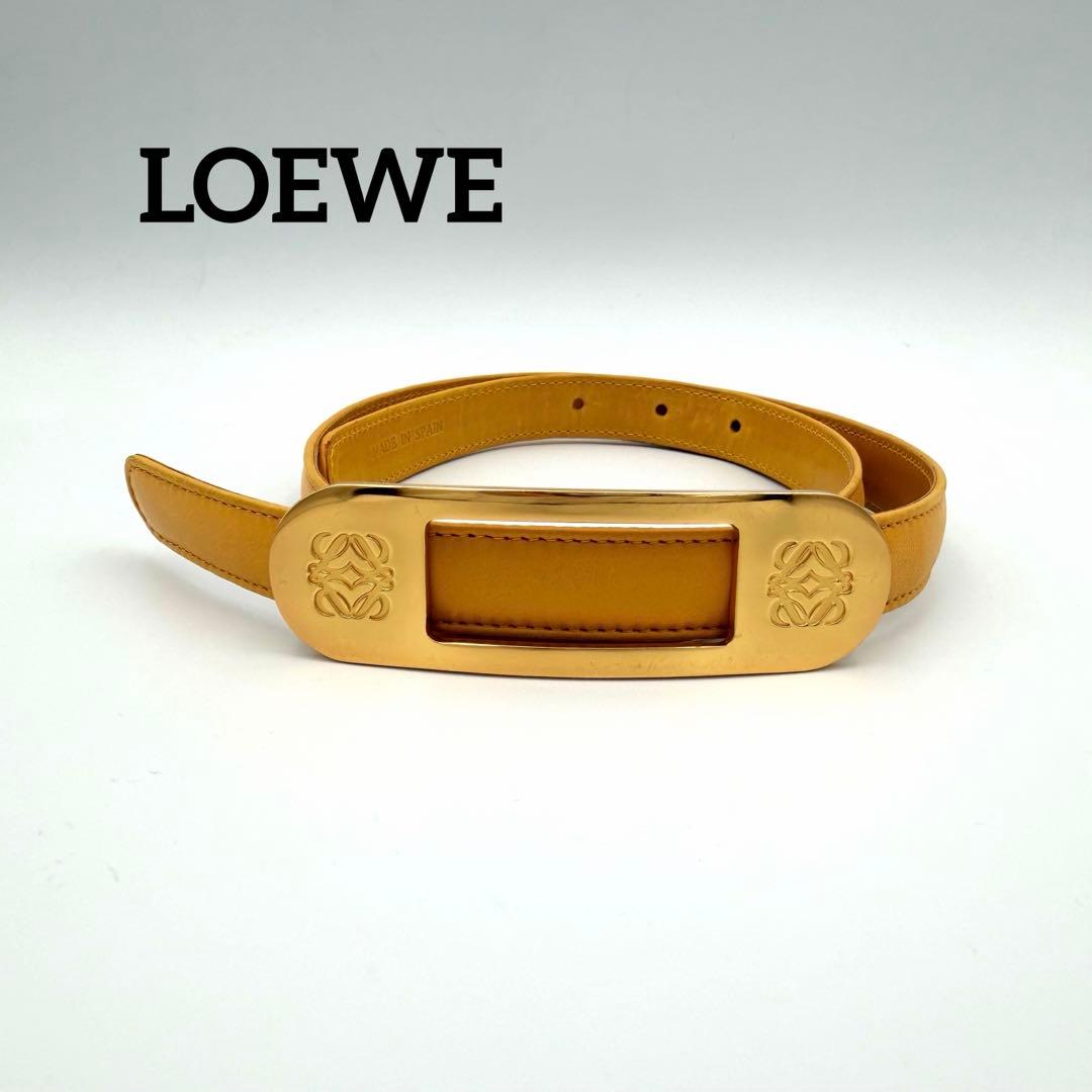 ✨極美品✨LOEWE ロエベ アナグラム レザー ベルト