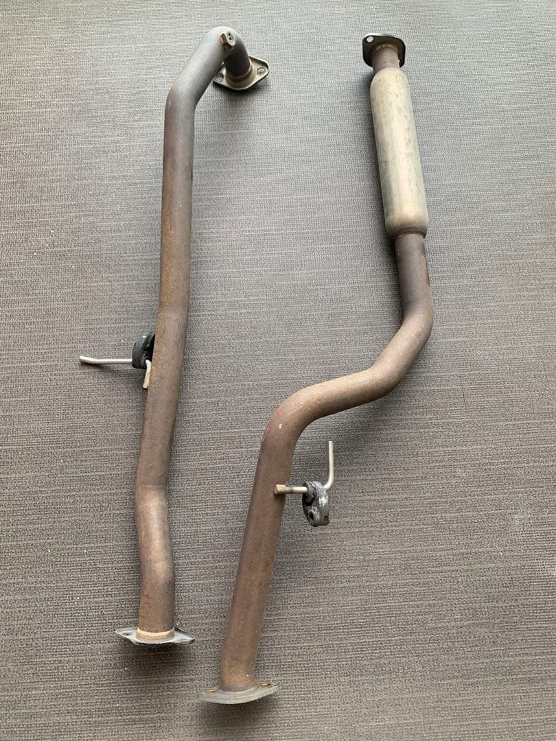 L880K コペン　エキゾーストフロントパイプ 左右分割型