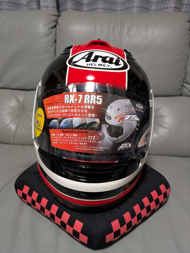 Arai RX-7RR5 タイラ 赤 57-58cm